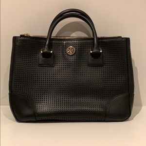 Tory Burch Robinson Black Handbag